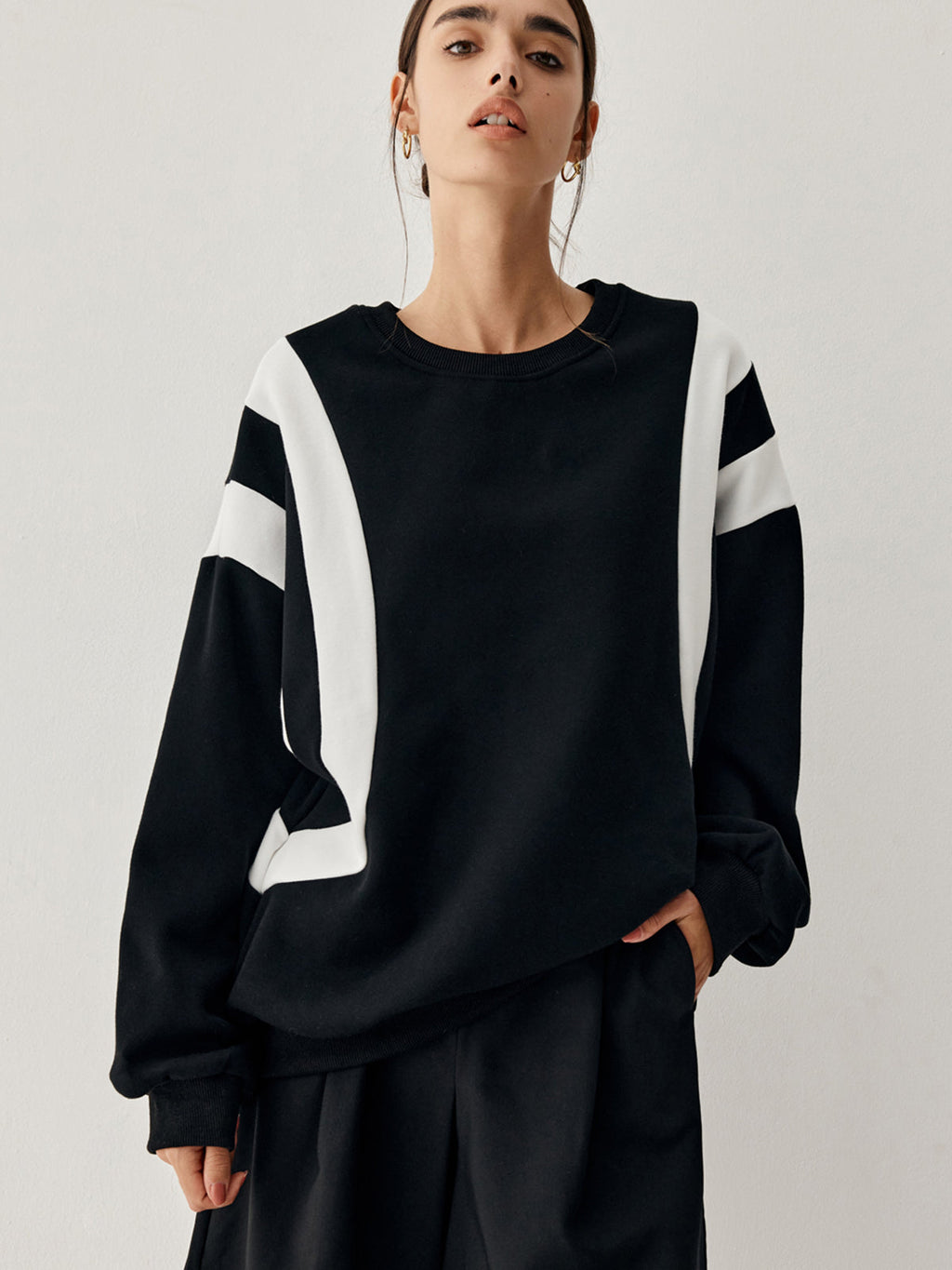 Fay | Seitenstreifen Pullover