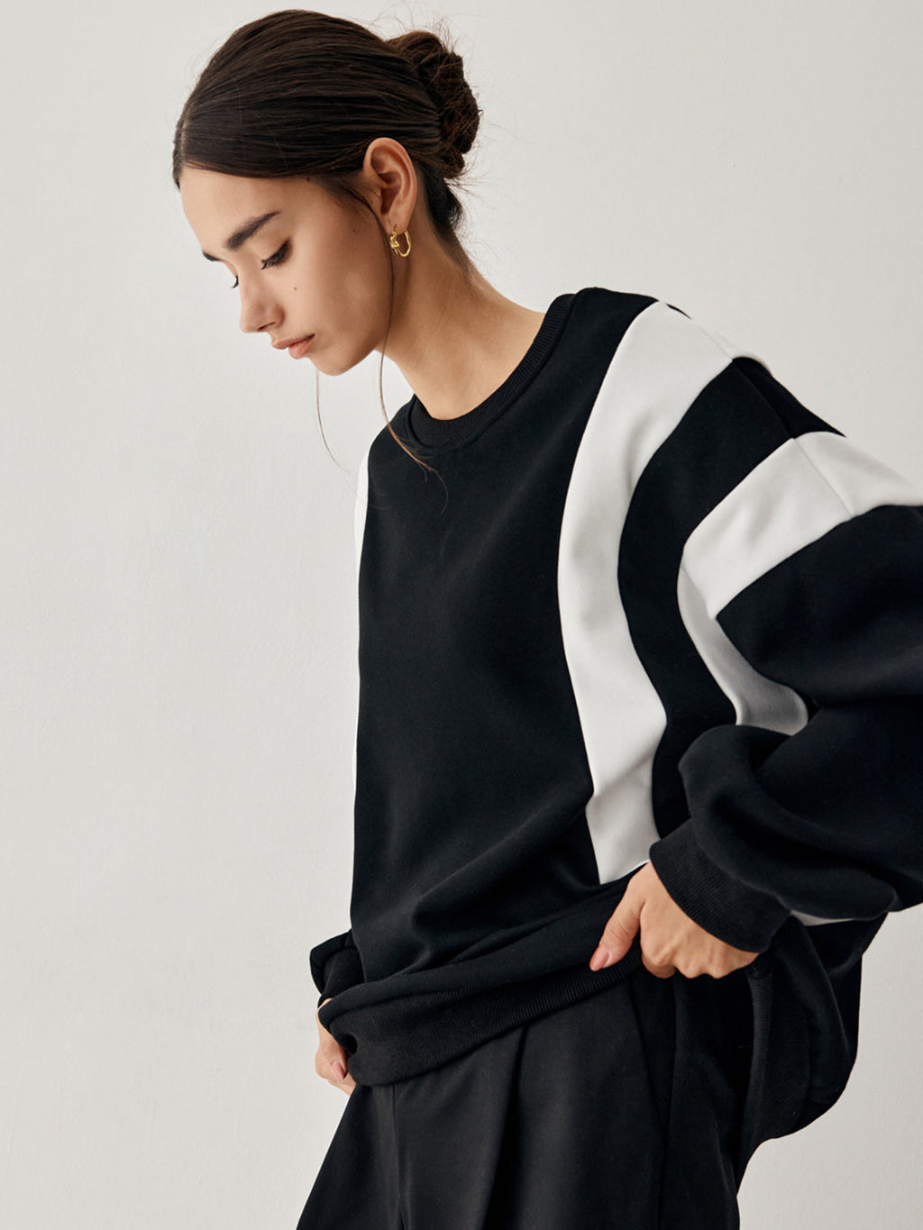 Fay | Seitenstreifen Pullover